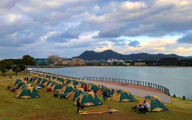 公園に泊まろう！